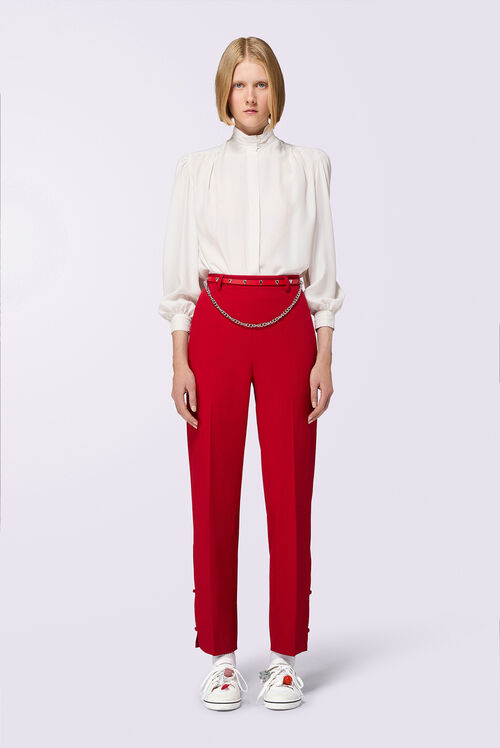 Tailored Trousers Red
